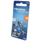 ������� ������� RENATA Zinc-Air 13 (0% Hg) BL6