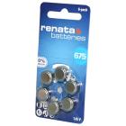 ������� ������� RENATA Zinc-Air 675 (0% Hg) BL6