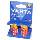 ������� ������� VARTA LONGLIFE MAX POWER LR14 BL2