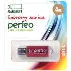 флэш-накопитель Perfeo USB 4GB E01 Red economy series