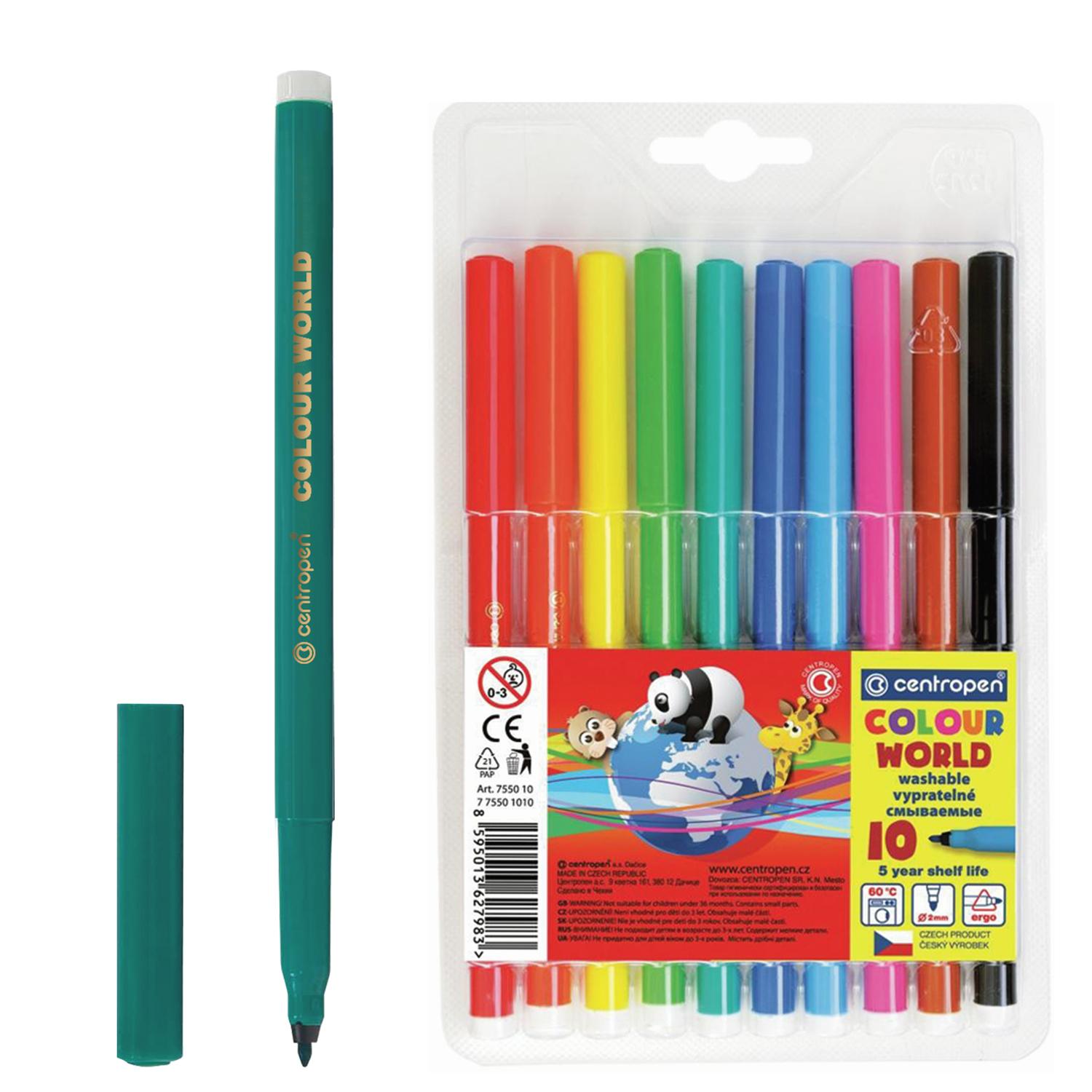  10  CENTROPEN Colour World, , , 7550/10TP, 775501084