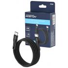  USB ROBITON P25M USB TYPE-C - USB TYPE-C, Charge&Sync, 60, 1.2, ,  BL1