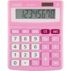 Калькулятор настольный Attache, AС-223R,8р,двойное питание, розовый