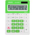 Калькулятор настольный Attache, AС-224WG,12р,двойное питание, бело-зеленый