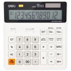 Калькулятор настольный Deli EM01010 белый 12-разр