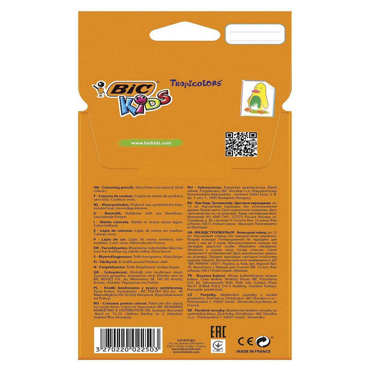   BIC Tropicolors, 12 , , 83256610