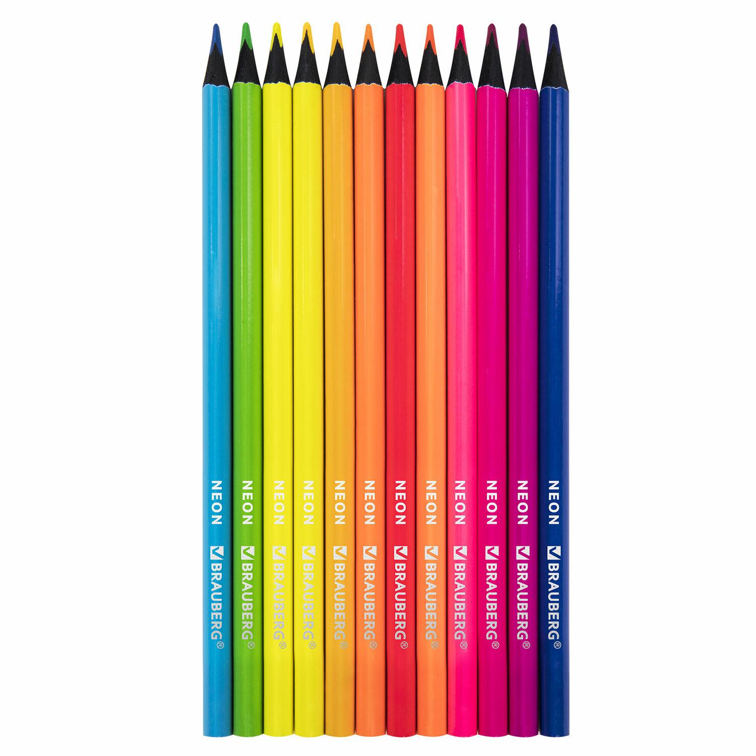   BRAUBERG NEON, 12  ,  , , 181852