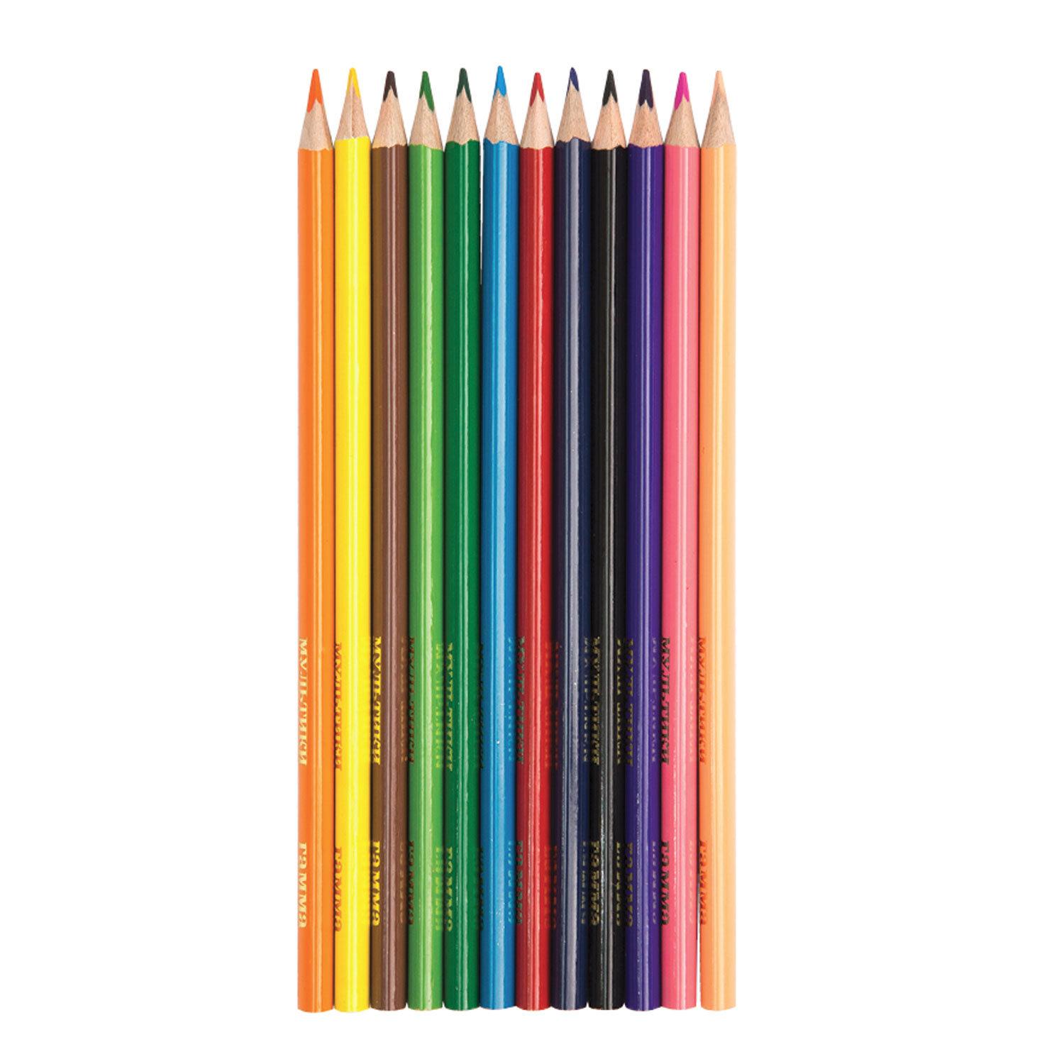 Цветные карандаши 6. Карандаш цветной (12 шт) sg010002. Цветные карандаши гамма 6цв.