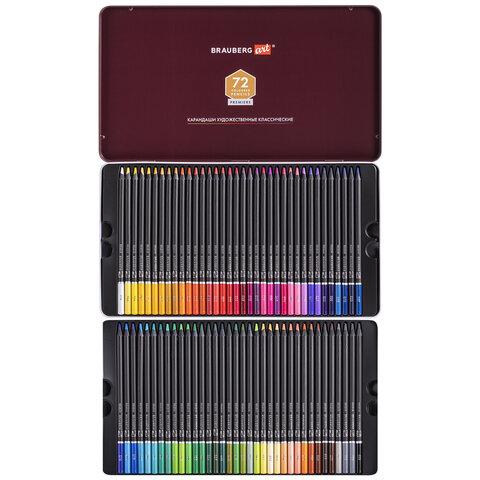 ��������� ������� �������������� BRAUBERG ART PREMIERE, ����� 72 �����, 4 ��, ������ ����, 181693