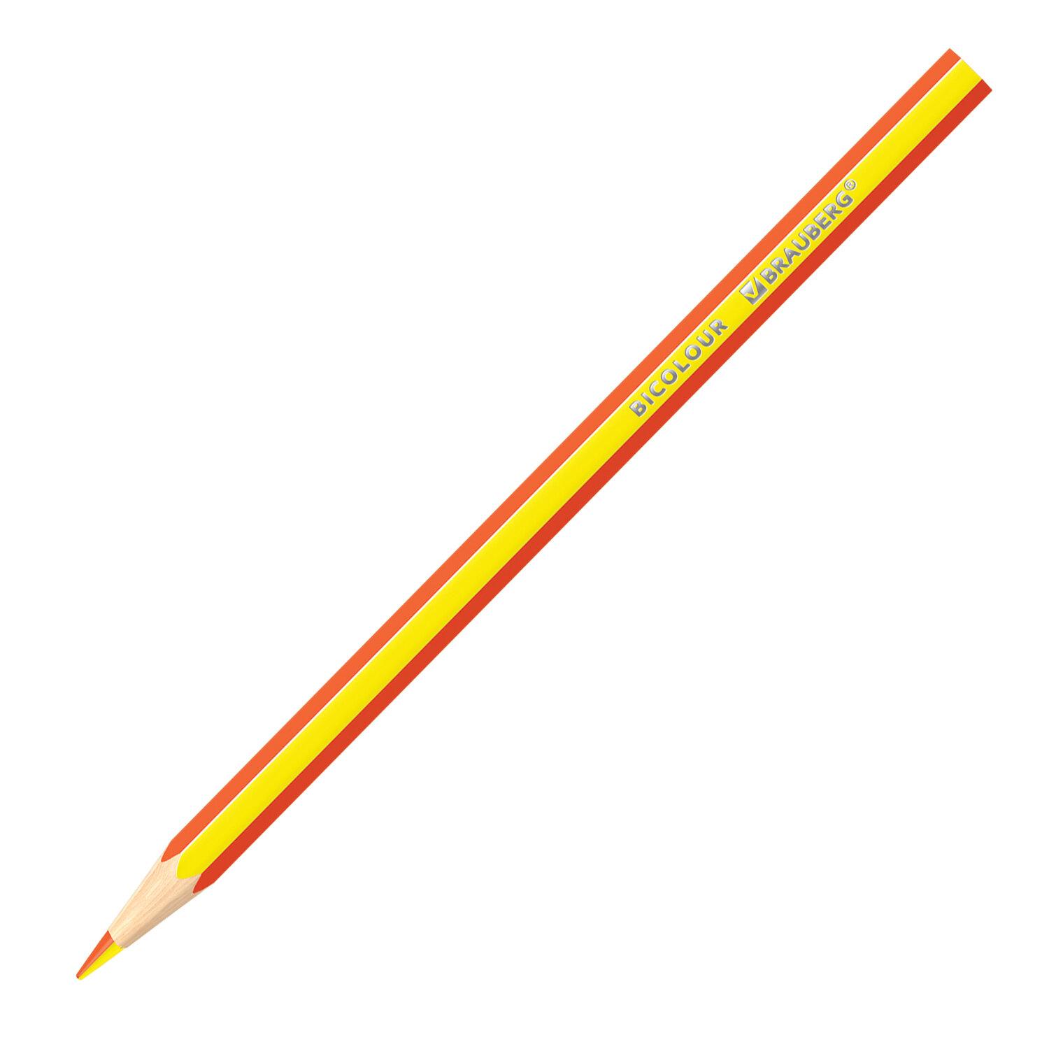     BRAUBERG BICOLOUR, 12 , 24 , 181855