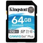   Kingston Canvas Go! Plus SDXC UHS-I Cl10, SDG3/64Gb