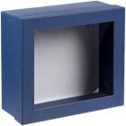 Коробка подарочная Teaser с окошком,синий,25,6х22,6х10,3см,13879.40