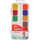 Краски акварельные №1 School ColorPics набор 12 цв б/кисти пластик