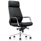 Кресло BN_Fc_EСhair-570 МL кожа черная, хром