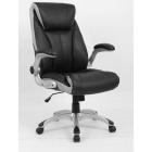 Кресло BN_Hg_EChair-652 TPU кожзам черный, пластик серый