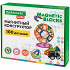   MAGNETIC BLOCKS, 100 , 2  , , BRAUBERG KIDS, 665720