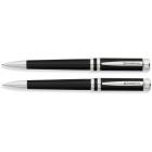 Набор FranklinCovey Freemont: шариковая ручка и карандаш 0.9мм. Цвет - черный.