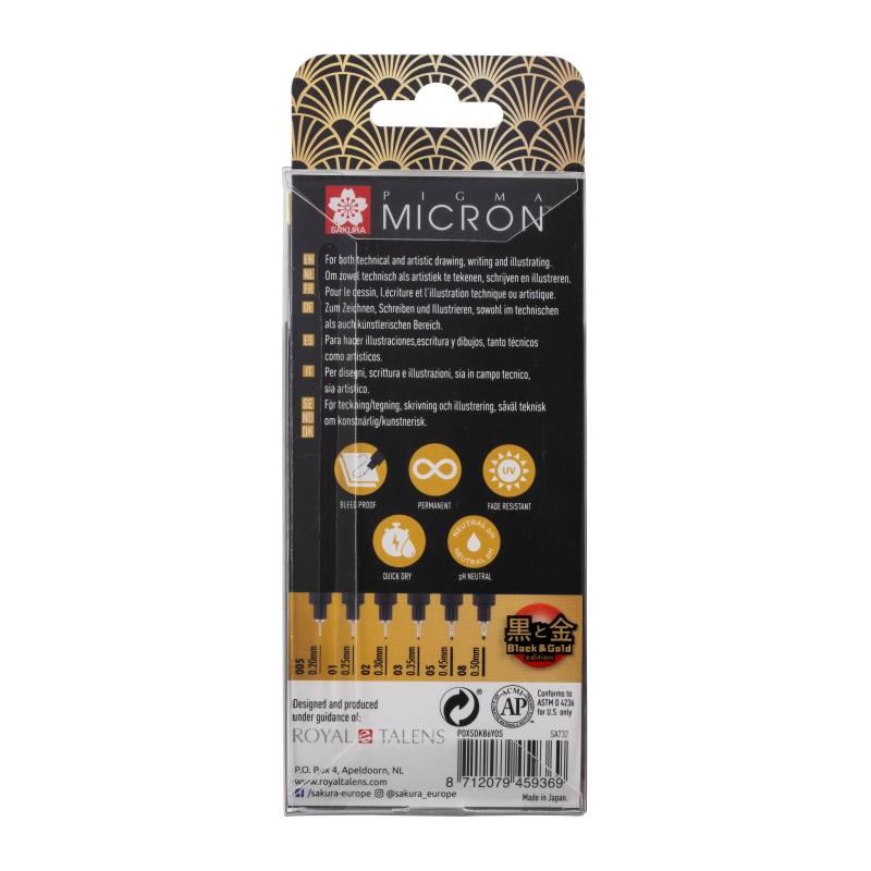    Pigma Micron Gold Limited Edition 6 .POXSDKB6YOS