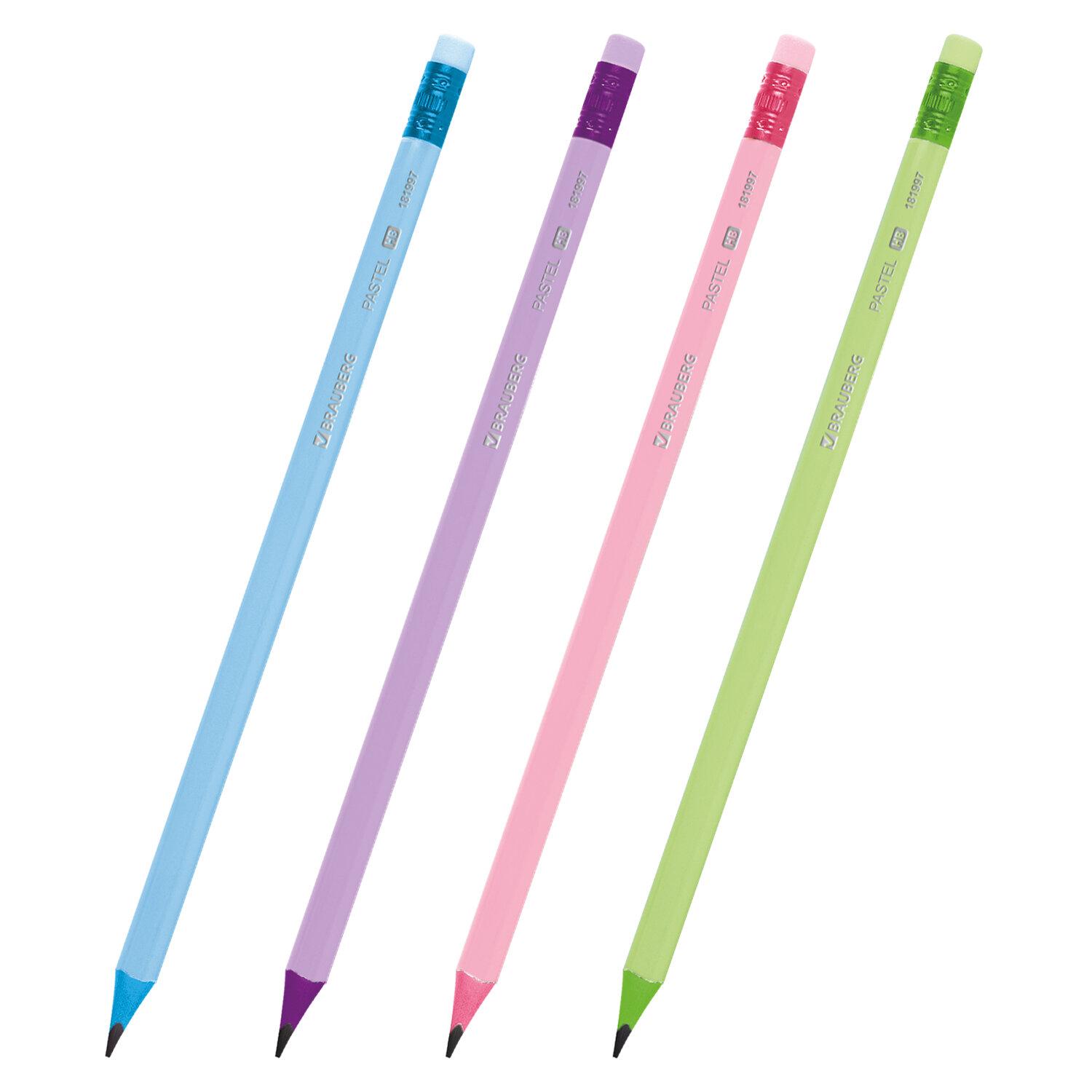      BRAUBERG PASTEL 12 ., HB, 181997