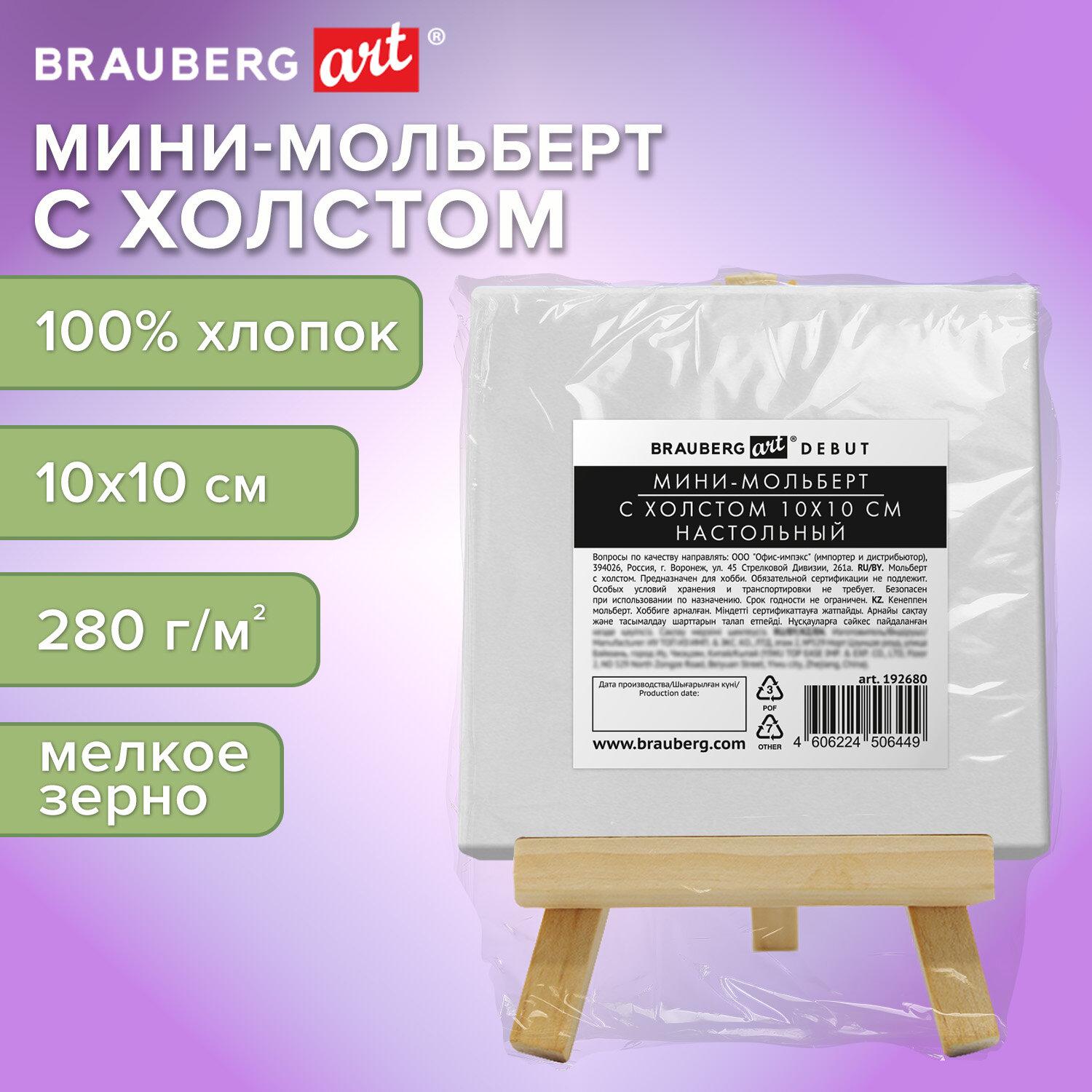  -   10*10  BRAUBERG ART DEBUT, , , 192680