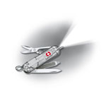 Нож-брелок Victorinox Signature Lite Silvertech серебряный 0.6226.T7