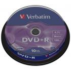   Verbatim DVD+R 4,7Gb 16 Cake/10 43498