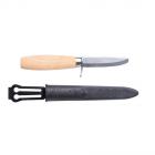 Нож Morakniv Rookie, нержавеющая сталь, деревянная ручка, 12991, шт