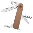 Нож перочинный Stinger, 90 мм, 10 функций, древесина сапеле, блистер