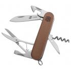 Нож перочинный Stinger, 90 мм, 11 функций, древесина сапеле