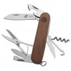 Нож перочинный Stinger, 90 мм, 13 функций, древесина сапеле, блистер
