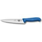 Нож разделочный VICTORINOX Fibrox с лезвием 19 см, синий