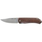 Нож складной Stinger, 77 мм (серебристый), материал рукояти: древесина венге (коричневый)
