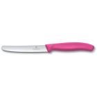 Нож столовый VICTORINOX SwissClassic, лезвие 11 см с серрейторной заточкой, розовый