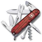 Швейцарский нож Victorinox Climber полупрозрачный красный 1.3703.T