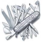 Нож Victorinox SwissChamp, 91 мм, 31 функция, полупрозрачный серебристый