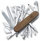 Нож Victorinox SwissChamp Wood, 91мм, 29 функций, дерево