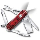 Нож-брелок Midnight Manager@work, 58 мм, с USB 3.0/3.1 16 Гб, 10 функций, полупрозрачный красный