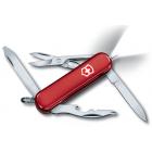 Нож-брелок VICTORINOX Midnight Manager, 58 мм, 10 функций, красный
