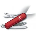 Нож-брелок VICTORINOX Swiss Lite, 58 мм, 7 функций, красный