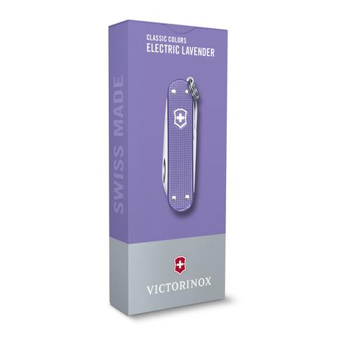 ���-������ Victorinox Classic SD Alox Colors, 58 ��, 5 �������, Electric Lavender