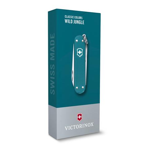 ���-������ Victorinox Classic SD Alox Colors, 58 ��, 5 �������, Wild Jungle