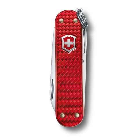 ���-������ Victorinox Classic SD Precious Alox, 58 ��, 5 �������, Iconic Red (�����. ��������)