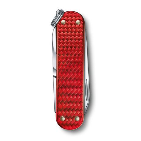 ���-������ Victorinox Classic SD Precious Alox, 58 ��, 5 �������, Iconic Red (�����. ��������)