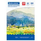 ����� ��� �������� �4, 210�297 ��, 20 ������, 200 �/�2, BRAUBERG, 