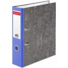 Папка-регистратор BRAUBERG, фактура стандарт, с мраморным покрытием, 80 мм, синий корешок, 220989