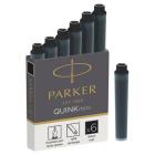 Parker Чернила (картридж), черный, 6 шт в упаковке, шт
