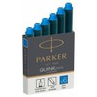 Parker Чернила (картридж), синий, 6 шт в упаковке, шт