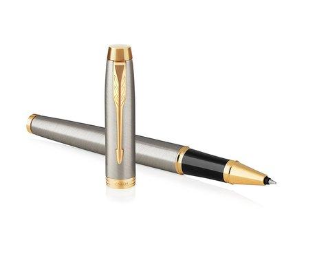 Parker IM Core - Brushed Metal GT, ручка-роллер, F, BL, шт