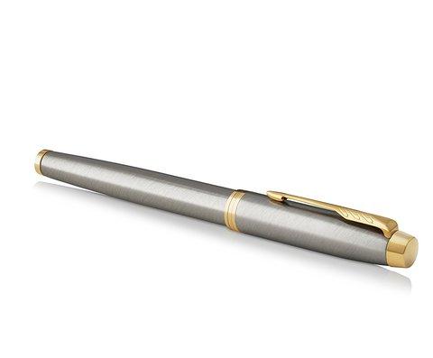 Parker IM Core - Brushed Metal GT, ручка-роллер, F, BL, шт