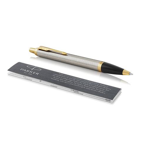 Parker IM Core - Brushed Metal GT, шариковая ручка, M, шт